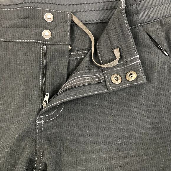 KUHL Ripstop Hiking Pant Women 8 Black Light Outdoor Travel Camping Gorpcore - Picture 9 of 11